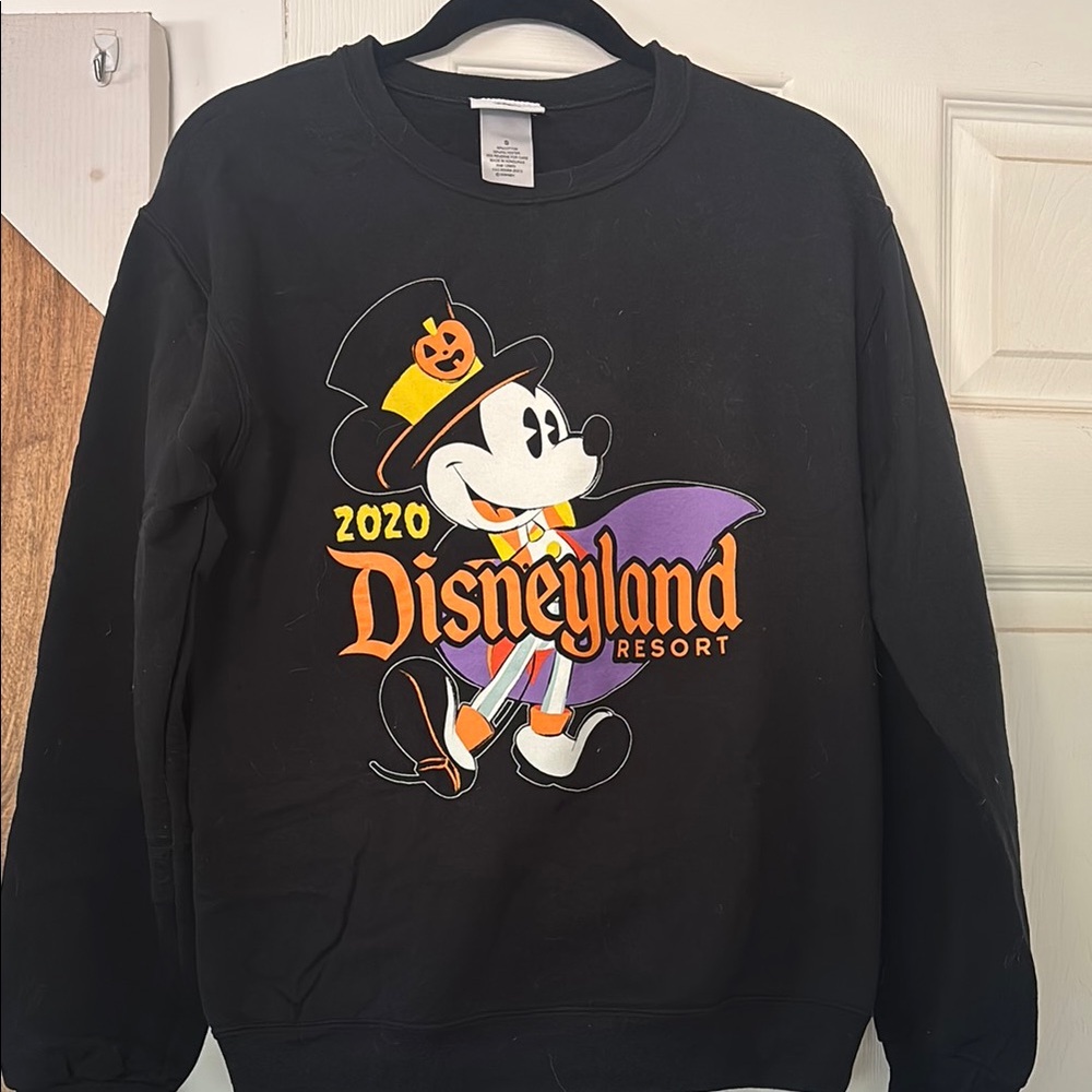 Disney Black Crewneck Sweater with Mickey Design